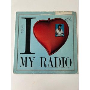Taffy I Heart (Love) My Radio 12" Single 1986 Emergency Records 45RPM VG+